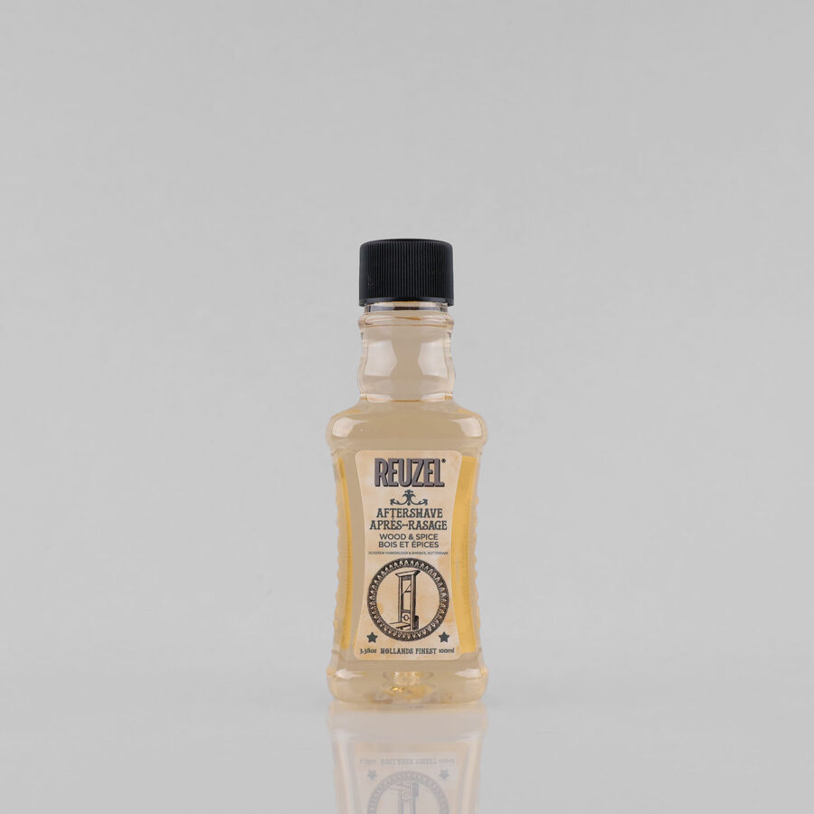 Reuzel Wood & Spice Aftershave pikantiško medienos kvapo losjonas po skutimosi, 100ml