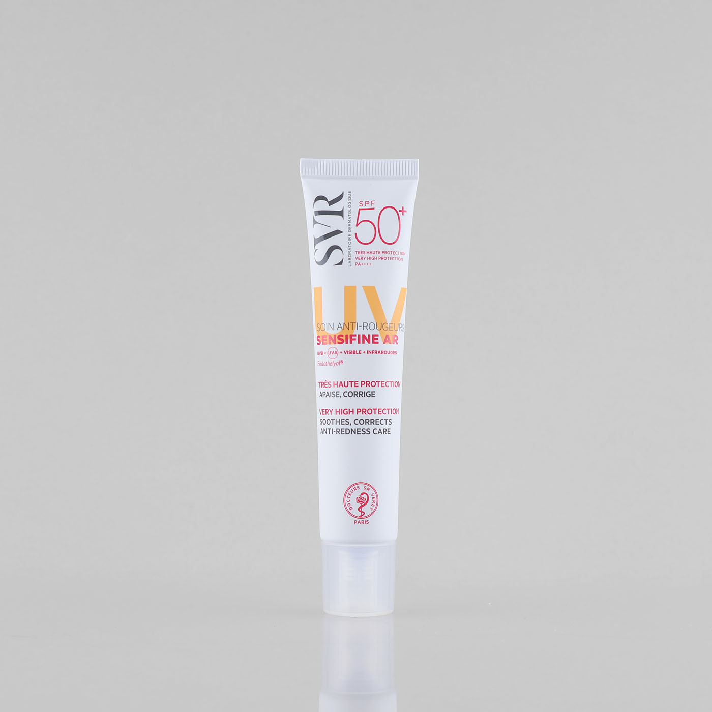SVR Sensifine Ar Cream SPF50+ veido kremas nuo saulės raustančiai odai, 40 ml