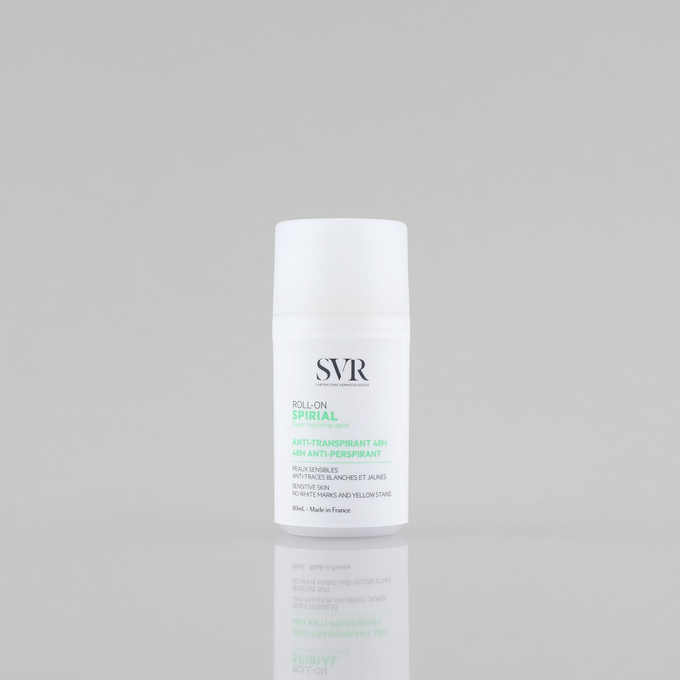SVR Spirial Roll-On antiperspirantas su probiotikais jautriai odai, 50 ml