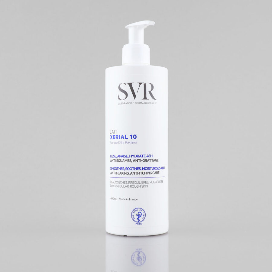 SVR Xerial 10 Body Lotion kūno losjonas su šlapalu 10% sausai ir šiurkščiai odai, 400 ml