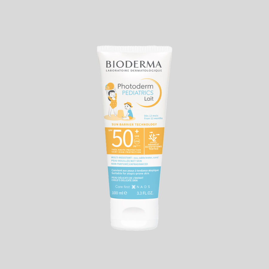 Bioderma Photoderm Pediatrics Lait SPF50+ vaikams apsauginis kremas nuo saulės, 100 ml