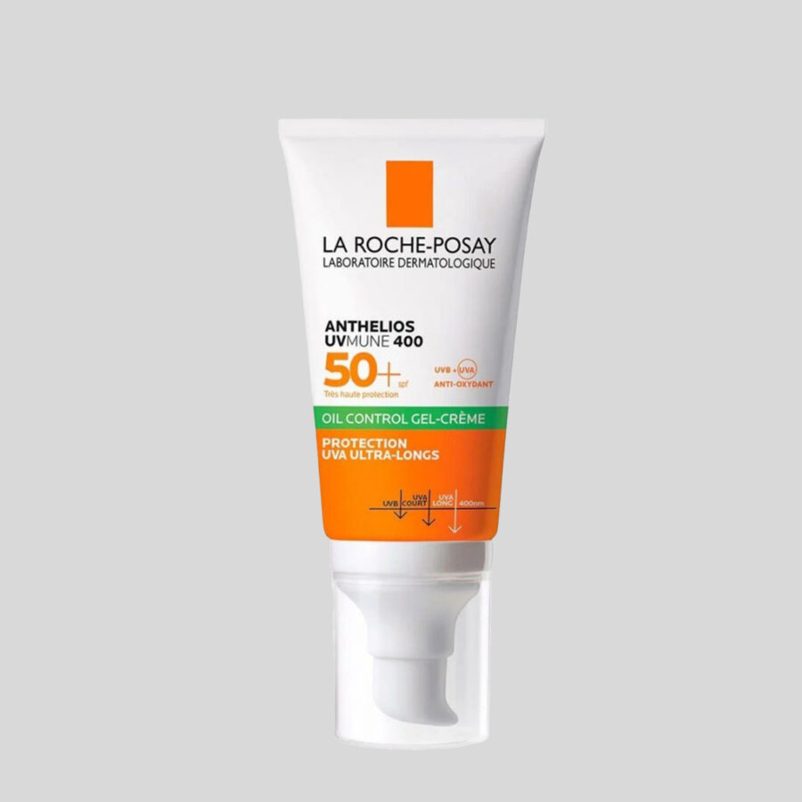 La Roche-Posay Anthelios Dry Touch veido kremas riebiai ir mišriai odai, SPF 50+, Bekvapis 50ml