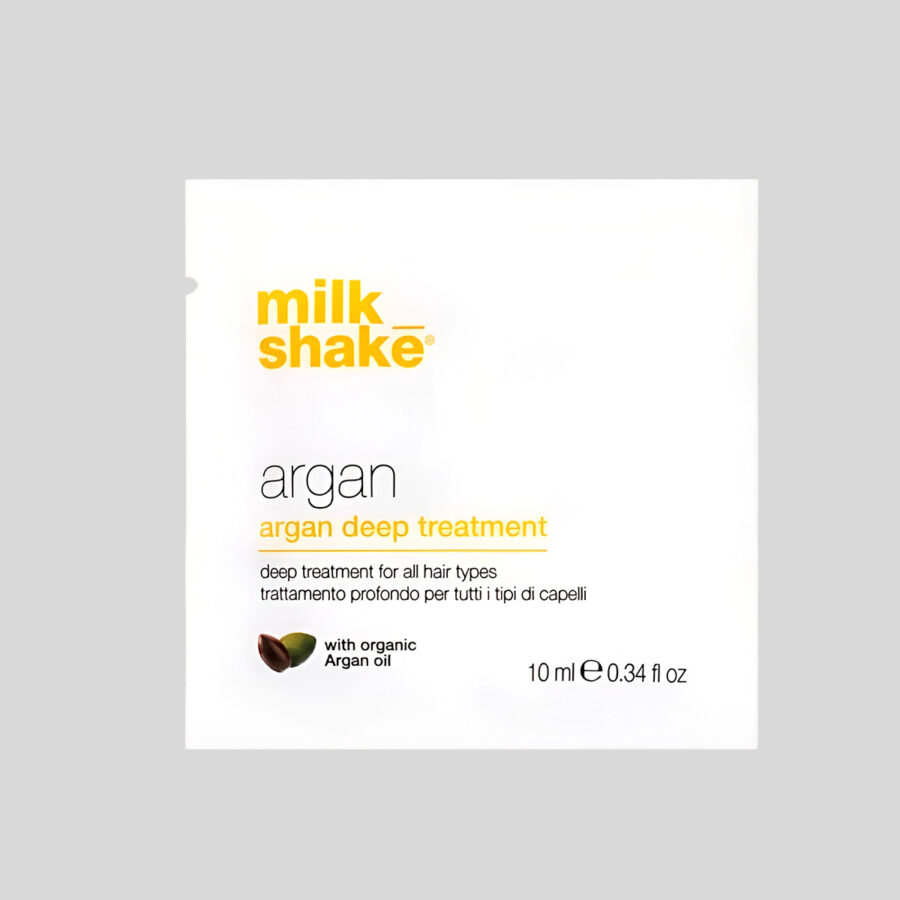 Milk Shake Argan Deep Treatment giliai maitinanti kaukė plaukams, 10 ml