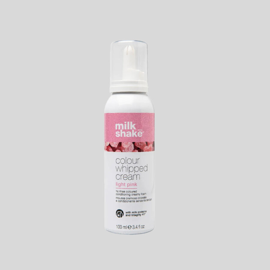 Milk Shake Colour Whipped Cream Light Pink dažomosios plaukų putos, 100 ml