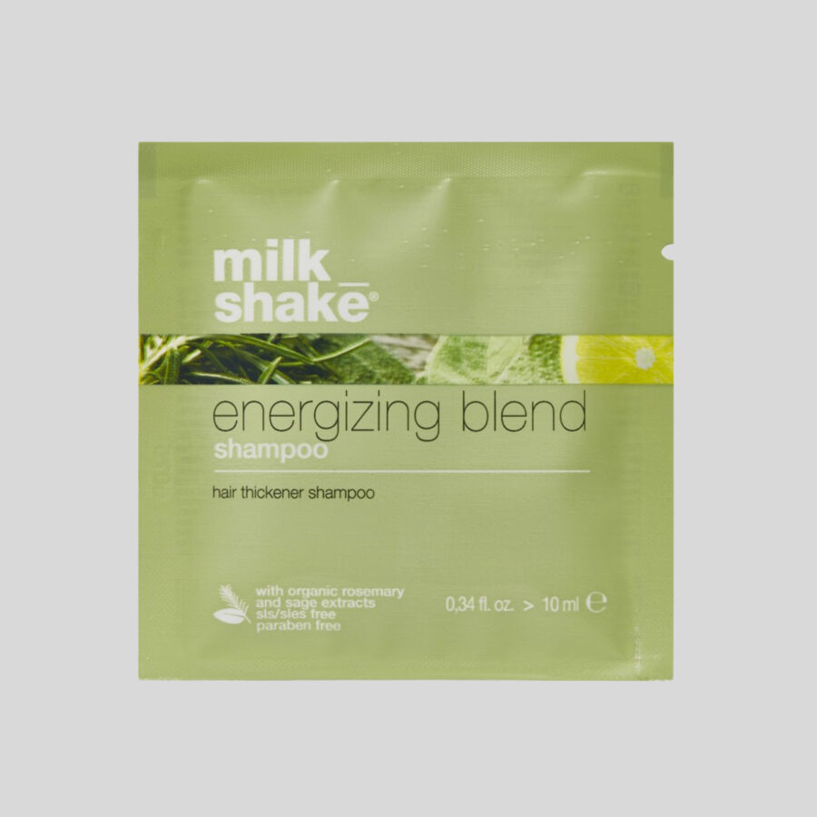 Milk Shake Energizing Blend Shampoo gaivinantis šampūnas, 10 ml