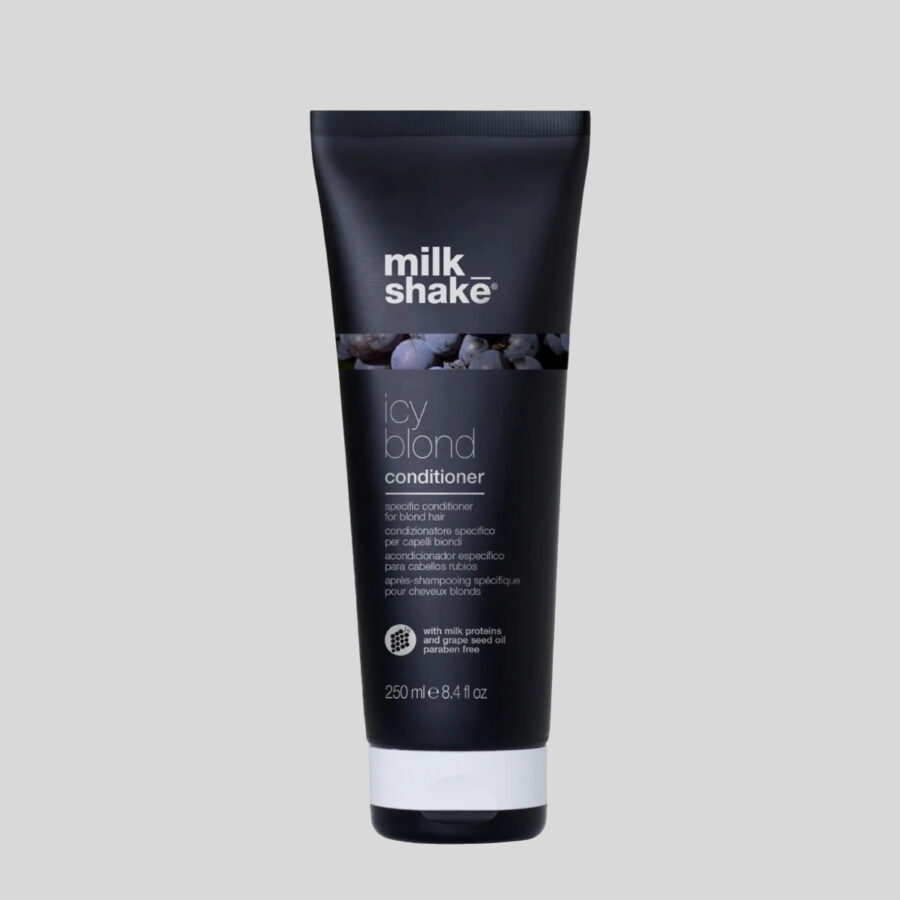 Milk Shake Icy Blond Conditioner tonuojantis kondicionierius šviesiems plaukams, 250 ml