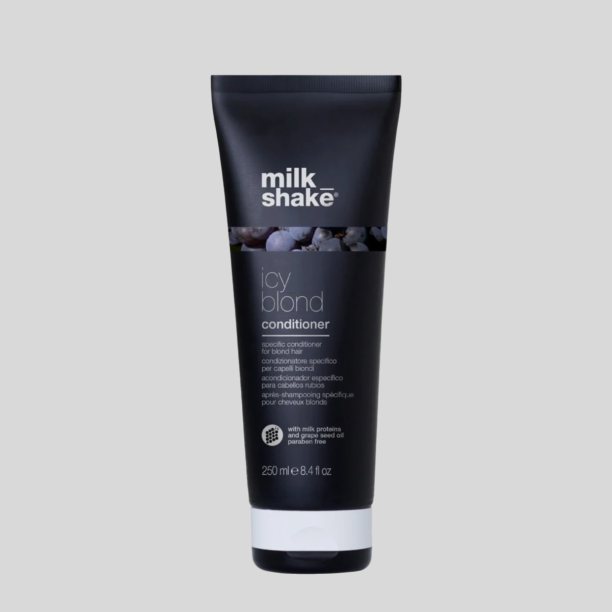 Milk Shake Icy Blond Conditioner tonuojantis kondicionierius šviesiems plaukams, 250 ml