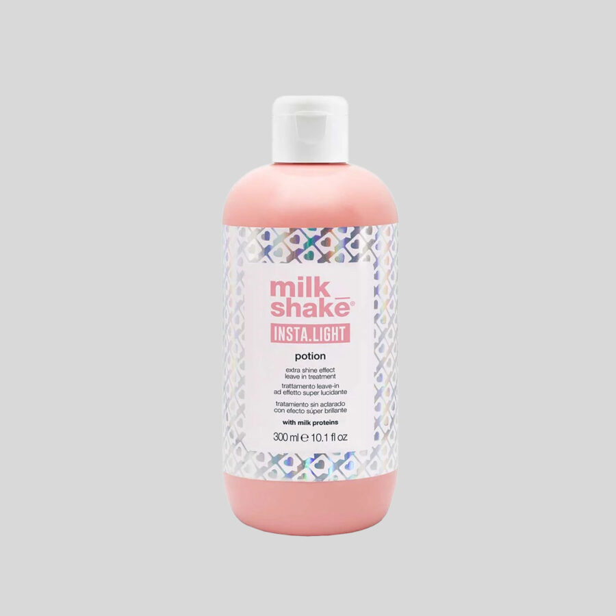 Milk Shake Insta.Light Potion Leave In Treatment nenuplaunama blizgesio suteikianti priemonė plaukams, 300 ml