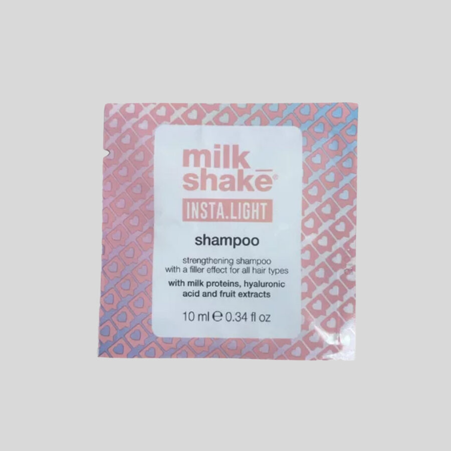 Milk Shake Insta.Light Shampoo energizuojamasis šampūnas visų tipų plaukams, 10 ml