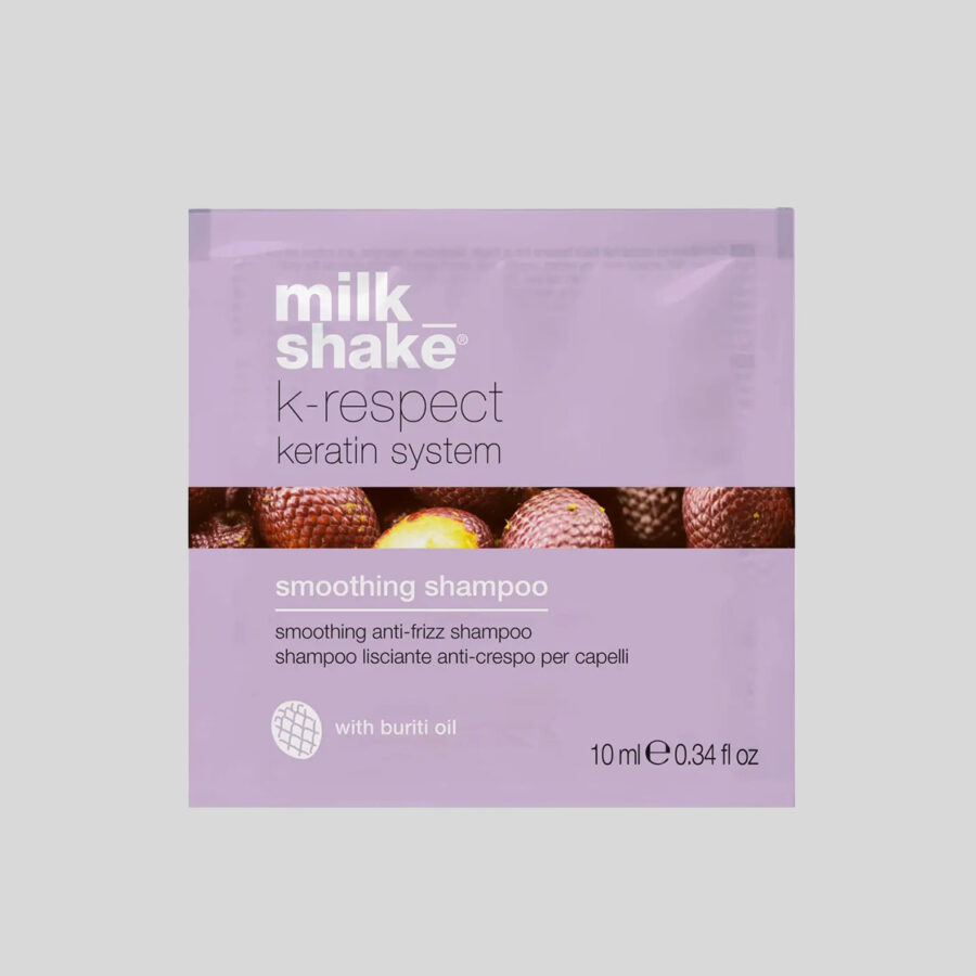 Milk Shake K-Respect Smoothing Shampoo plaukus glotninantis šampūnas, 10 ml