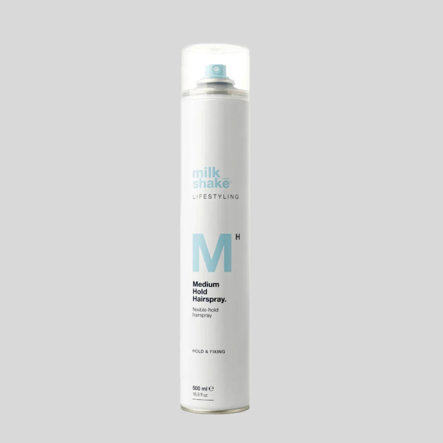 Milk Shake Lifestyling Medium Hold Hairspray vidutinės fiksacijos plaukų lakas, 500 ml
