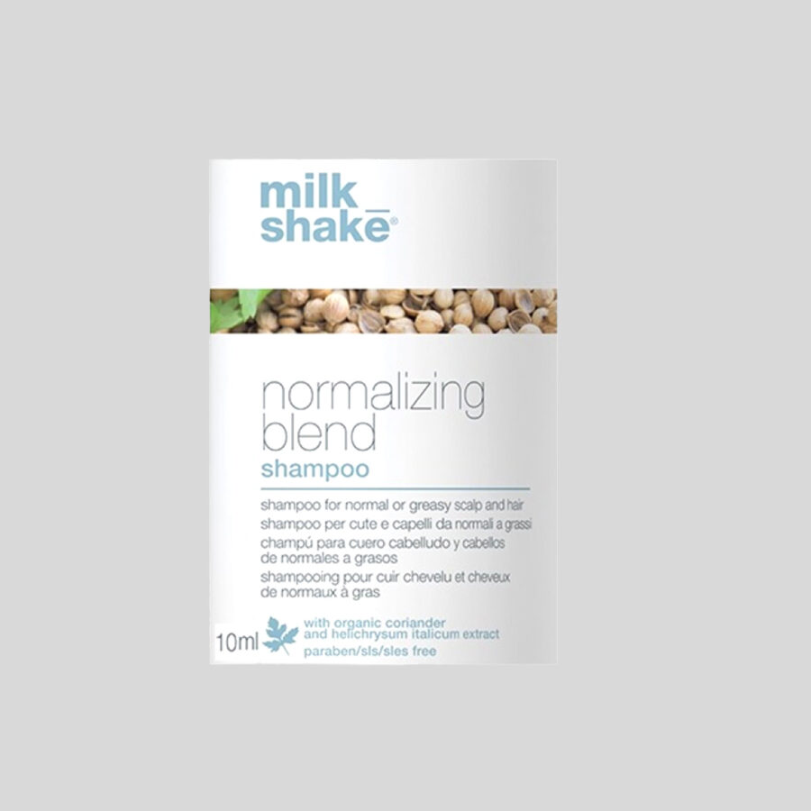 Milk Shake Normalizing Blend Shampoo galvos odos būklę normalizuojantis šampūnas, 10 ml