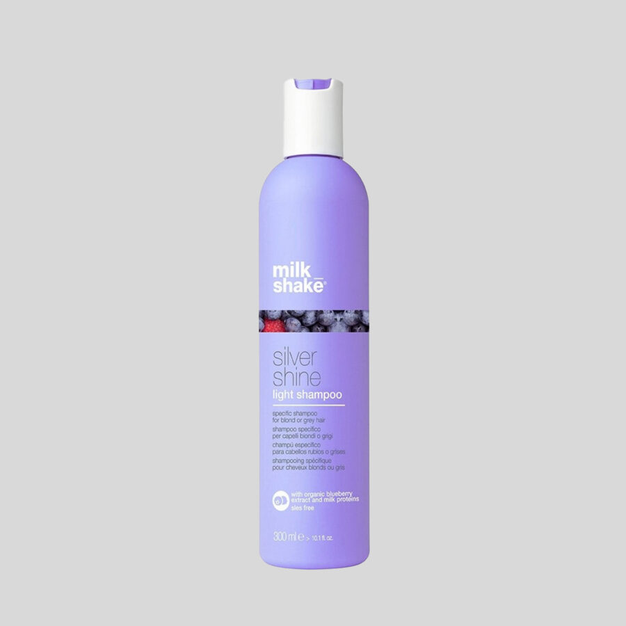 Milk Shake Silver Shine Light Shampoo šampūnas šviesiems plaukams, 300 ml
