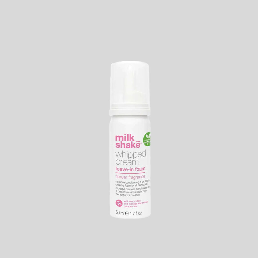MilkShake Whipped Cream Leave-In Foam Flower Fragrance kondicionuojančios plaukų putos, 50 ml