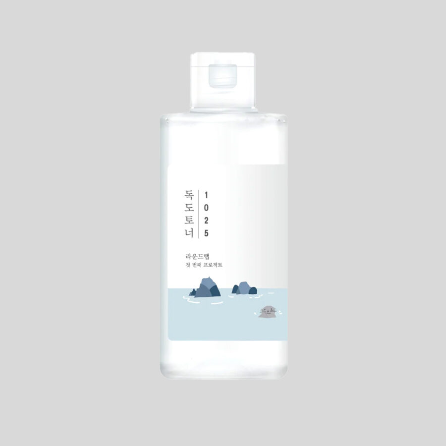 Round Lab 1025 Dokdo Toner drėkinamasis ir švelniai eksfolijuojantis tonikas, 500 ml