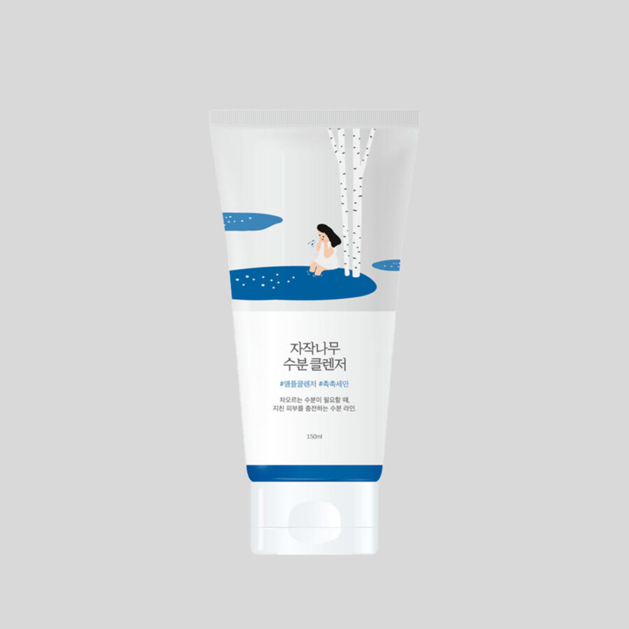Round Lab Birch Juice Moisturizing Cleanser drėkinantis veido prausiklis visų tipų odai, 150ml