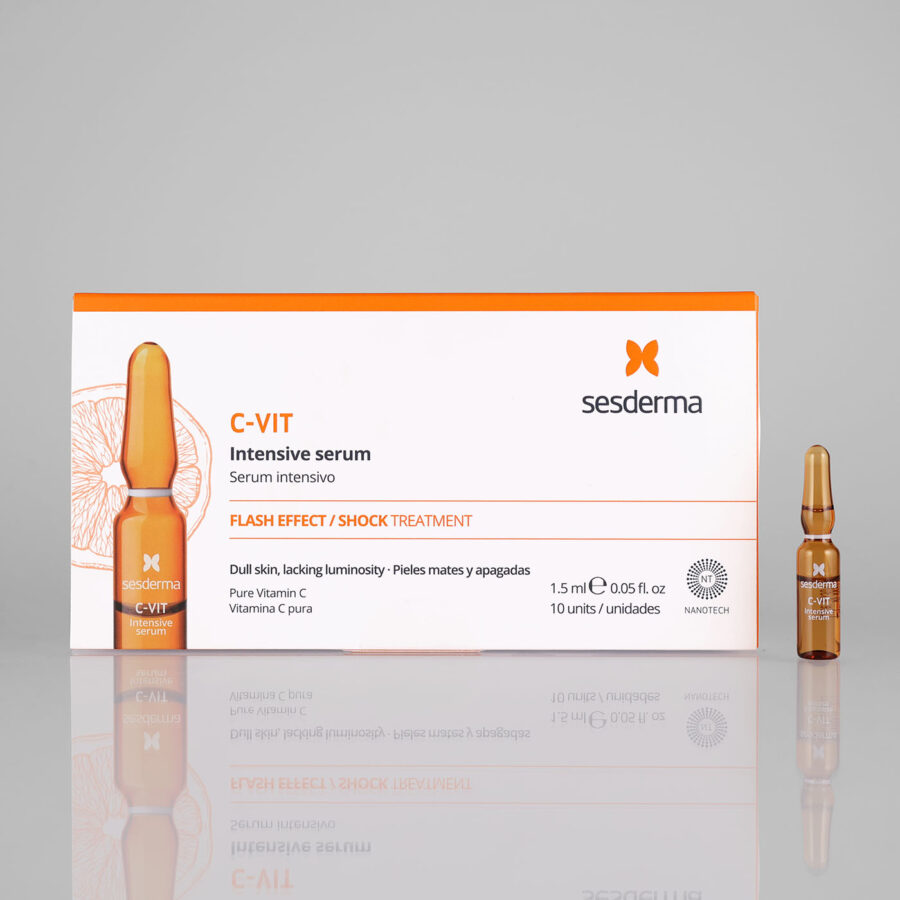 Sesderma 12% C-VIT Intensive Serum intensyvaus veido serumo ampulės, 10 vnt. x 1,5 ml