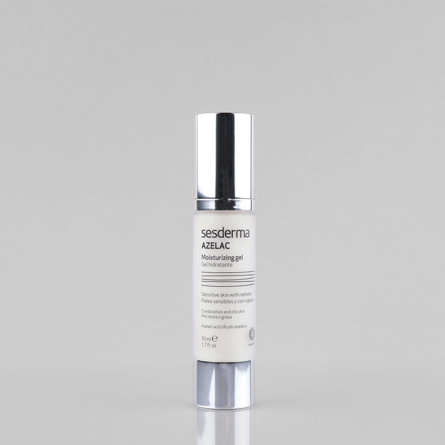 Sesderma Azelac Moisturizing Gel raudinį mažinantis veido gelis, 50 ml