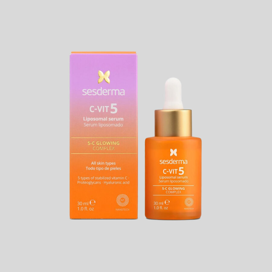 Sesderma C-VIT 5 Liposomal Serum skaistinantis liposominis veido serumas, 30 ml