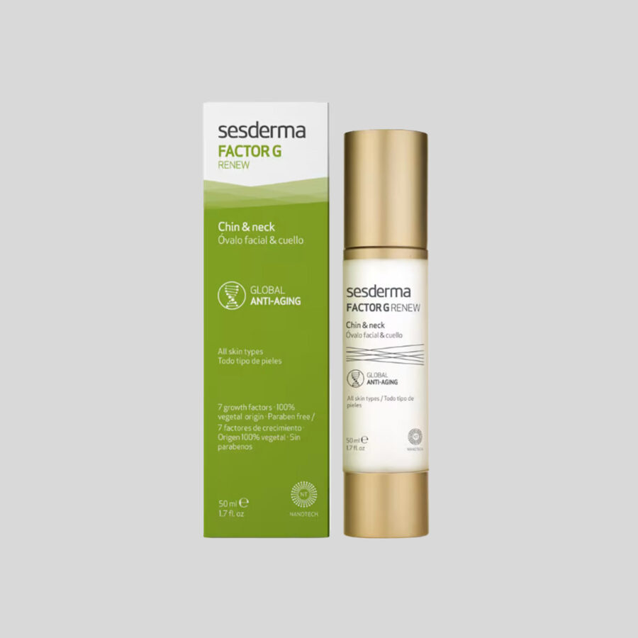 Sesderma Factor G Renew Facial Oval & Neck Cream Gel veido ir kaklo gelis, 50 ml