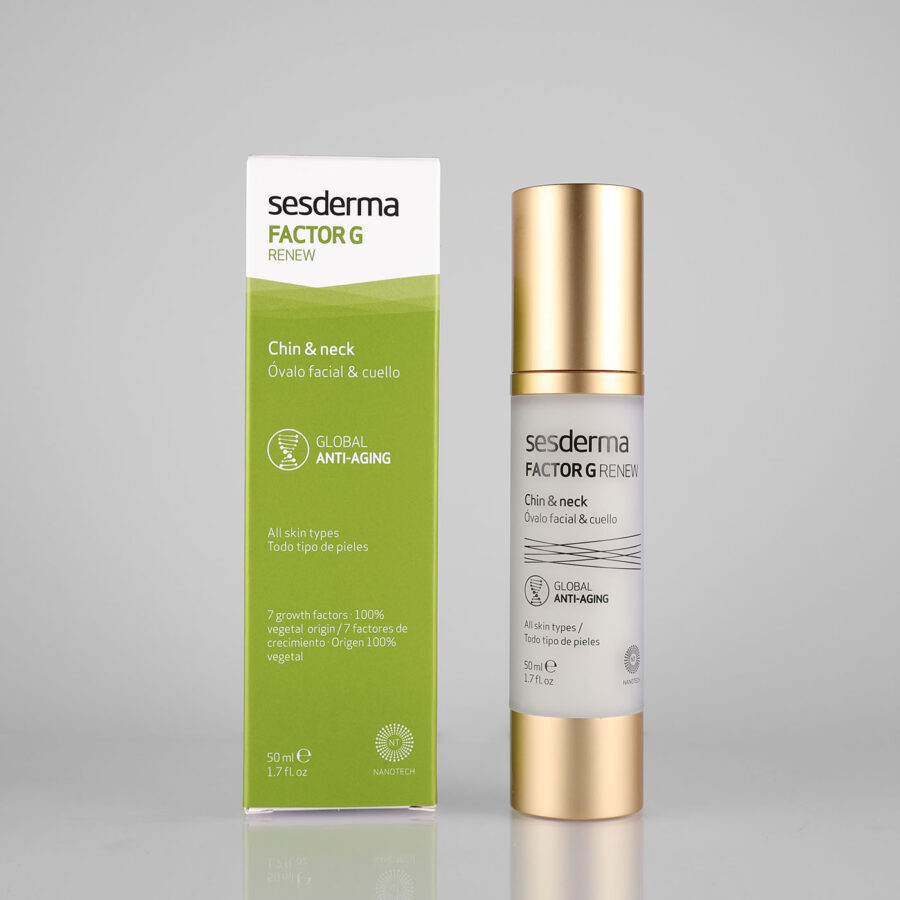 Sesderma Factor G Renew Facial Oval & Neck Cream Gel veido ir kaklo gelis, 50 ml