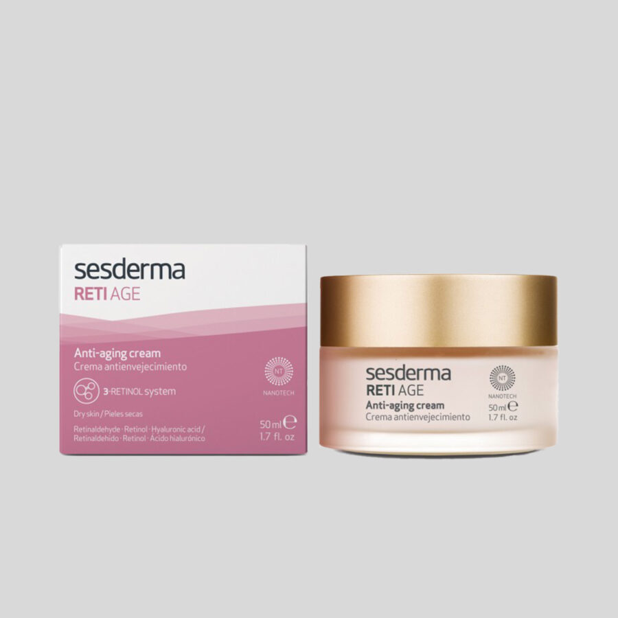Sesderma Retiage Anti-Aging Cream veido kremas su retinoliu, 50 ml