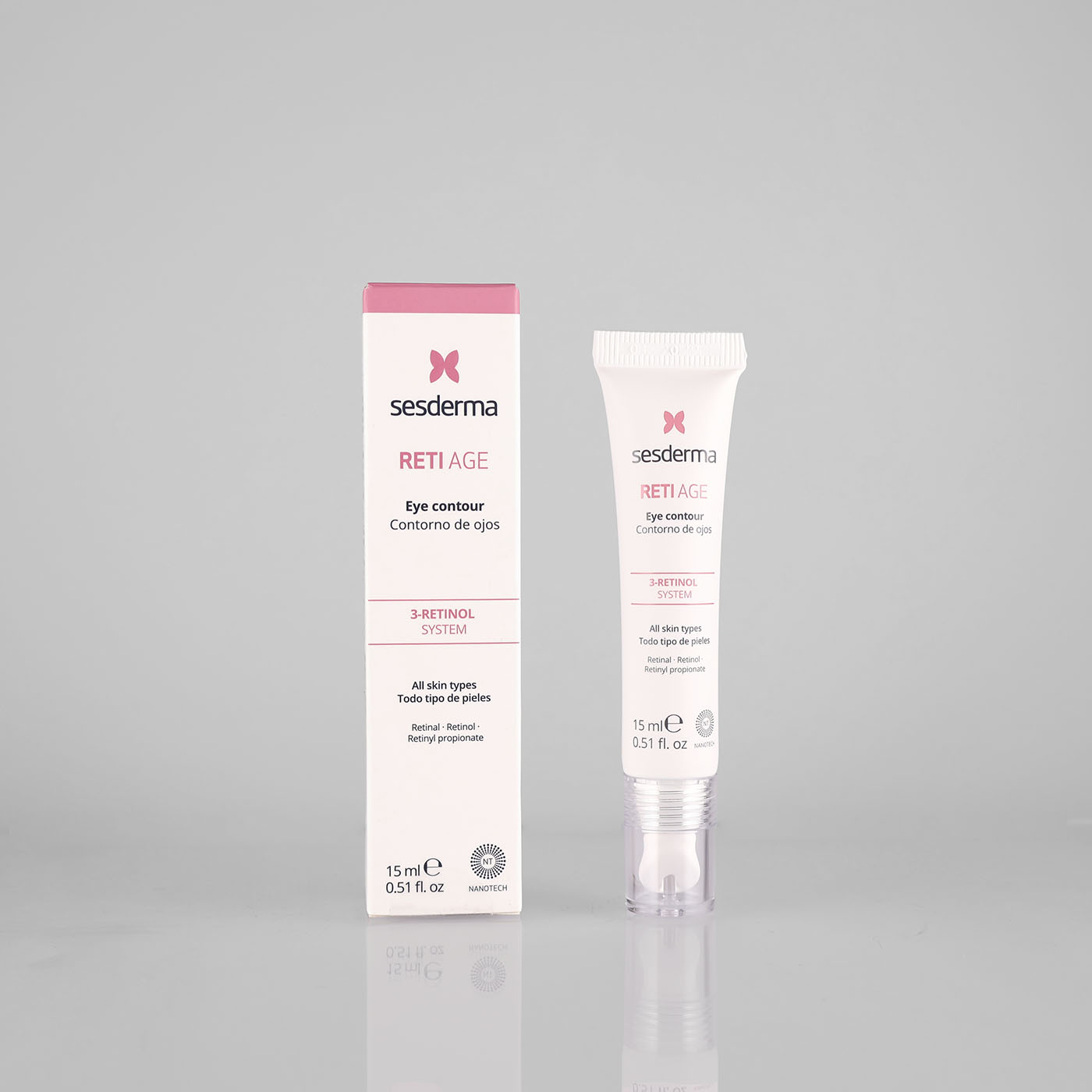 Sesderma Retiage Eye Contour Gel paakių gelis - kremas, 15 ml