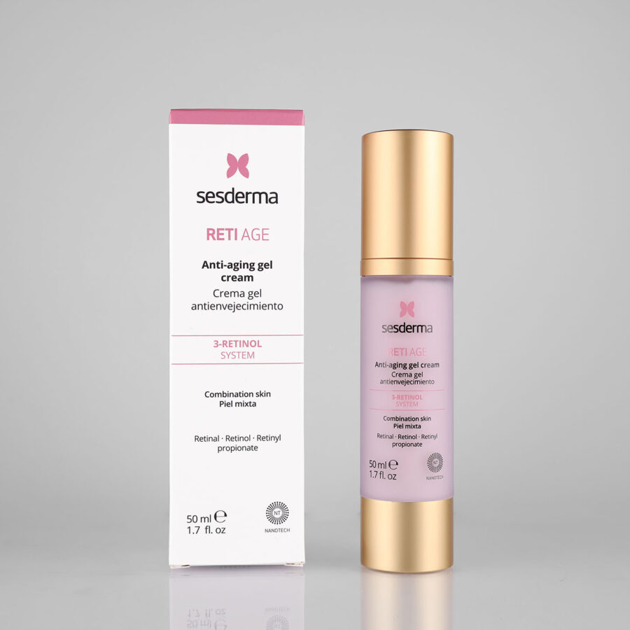 Sesderma Retiage Gel Cream jauninantis gelinis veido kremas, 50 ml
