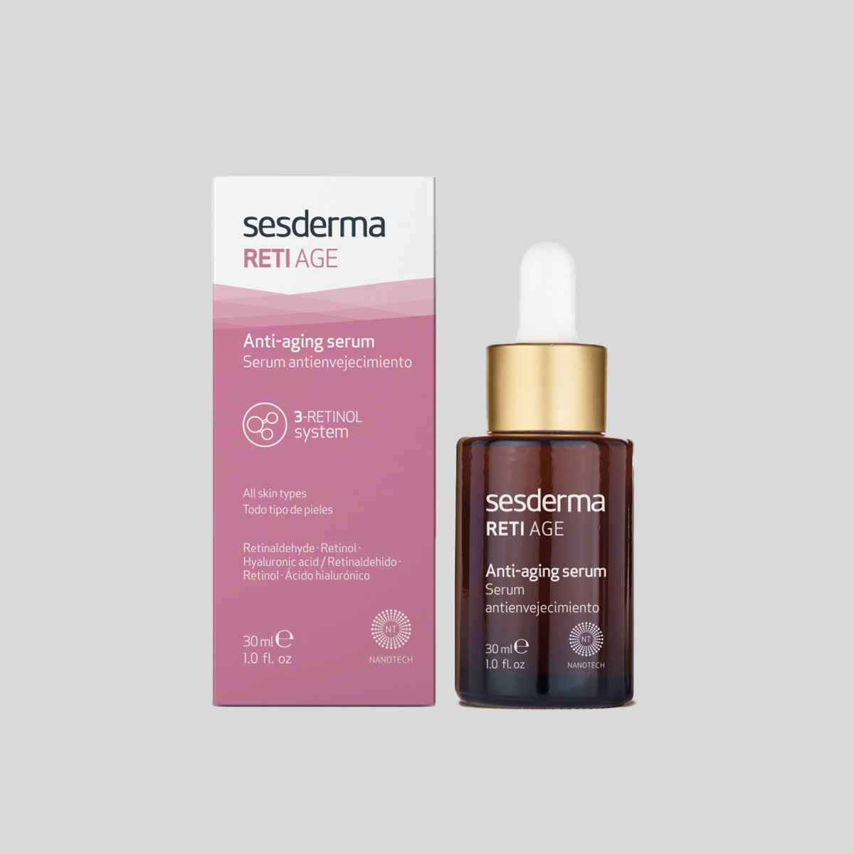 Sesderma Retiage Anti-Aging Serum serumas veidui su retinoliu - 30 ml