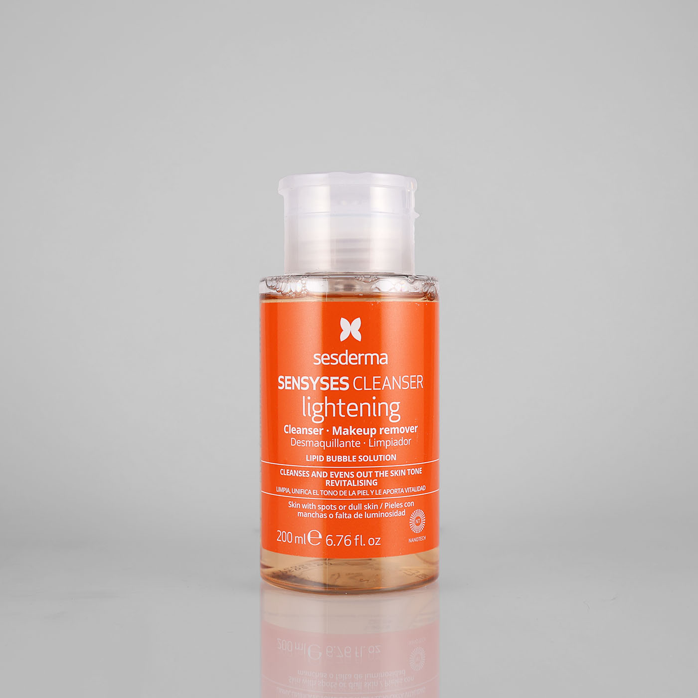Sesderma Sensyses Cleanser Lightening makiažo valiklis hiperpigmentacijos paveiktai odai, 200 ml