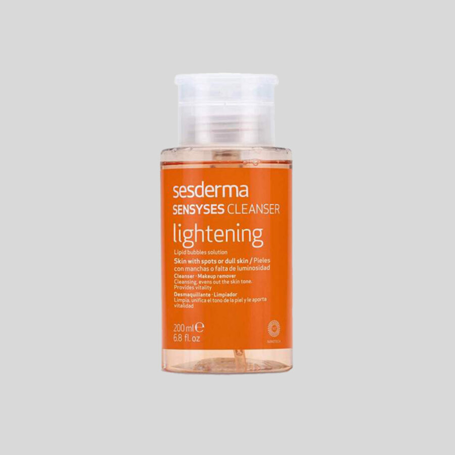 Sesderma Sensyses Cleanser Lightening makiažo valiklis hiperpigmentacijos paveiktai odai, 200 ml