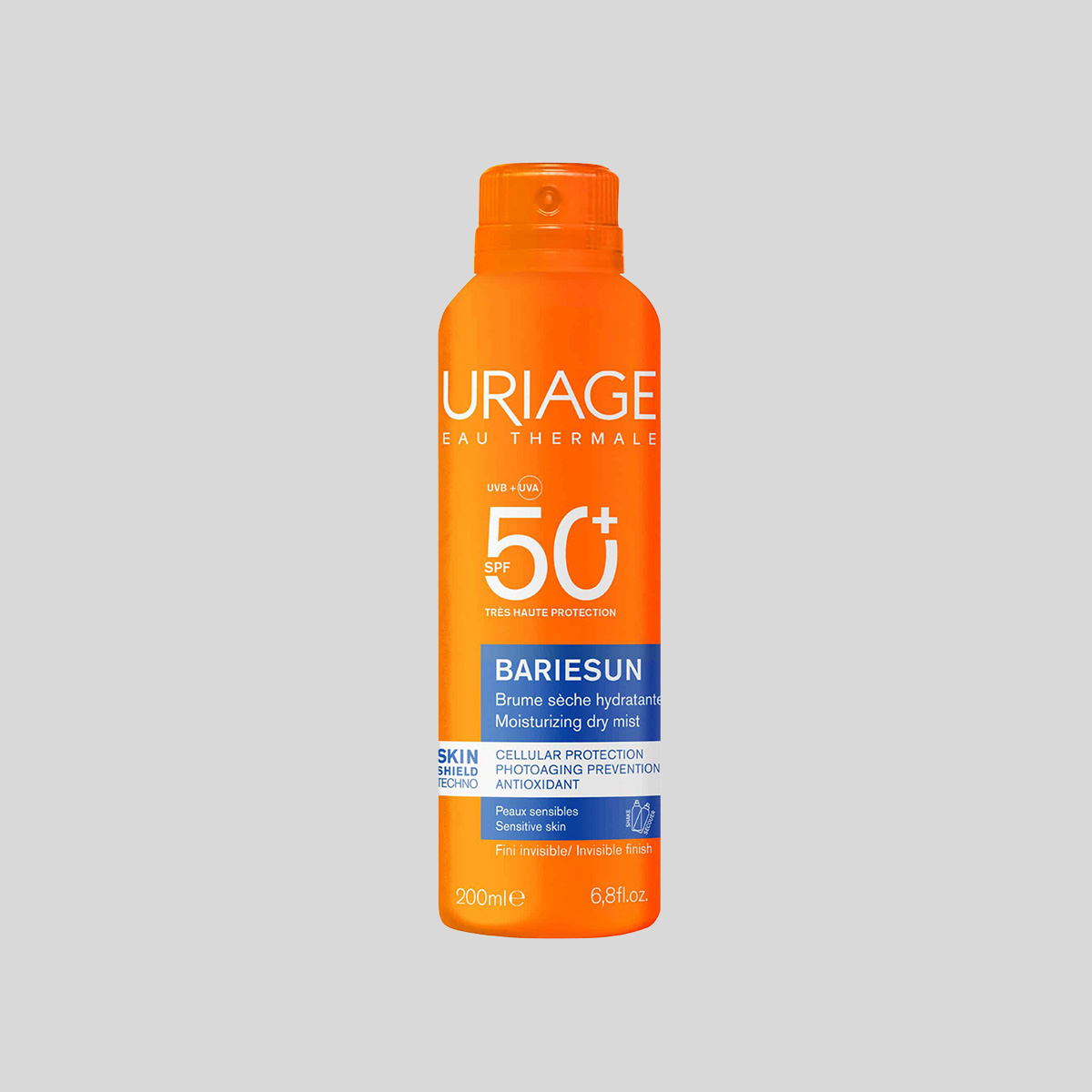 Uriage Bariesun Dry Mist SPF50 dulksna nuo saulės, 200 ml