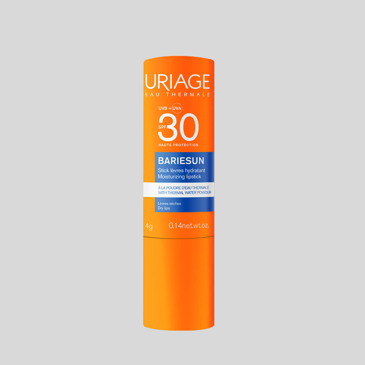 Uriage Bariesun Lipstick SPF30 4G apsauginis lūpų pieštukas, 4 g