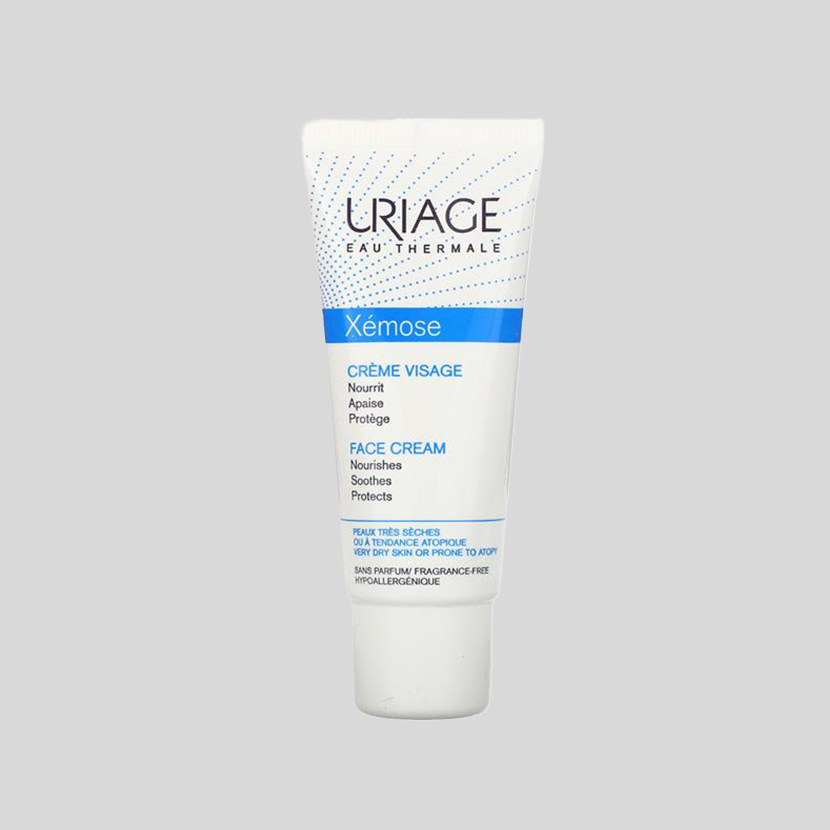 Uriage Xémose Face Cream veido kremas sausai odai, 40 ml
