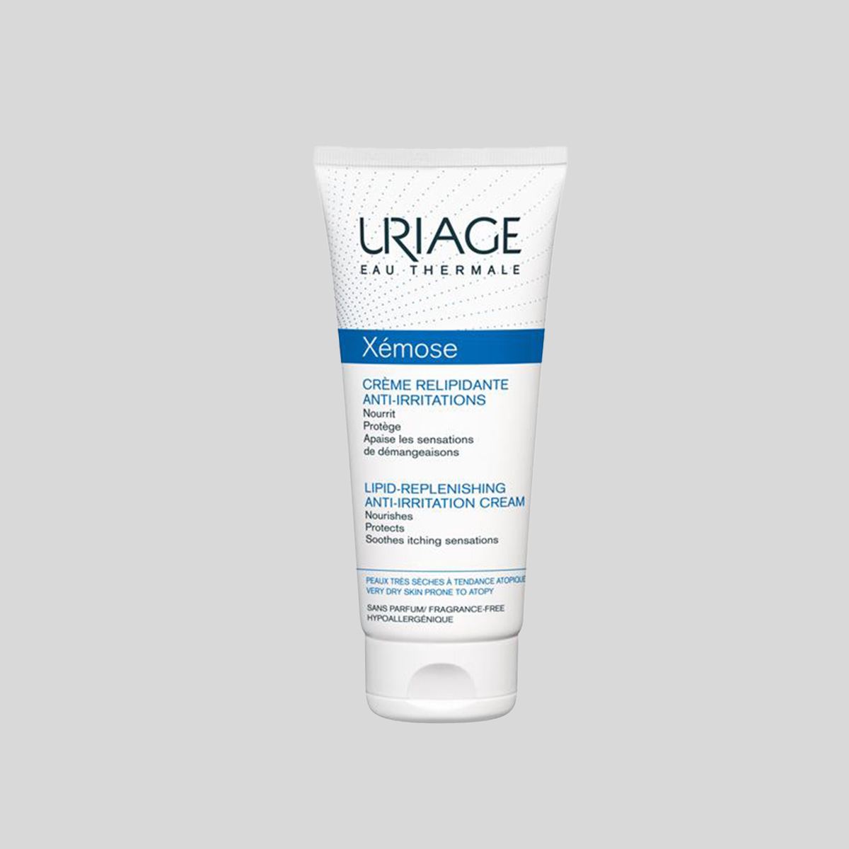 Uriage Xemose Lipid-Replenishing Anti-Irritation Cream universalus minkštinamasis kremas sausai odai, 200 ml