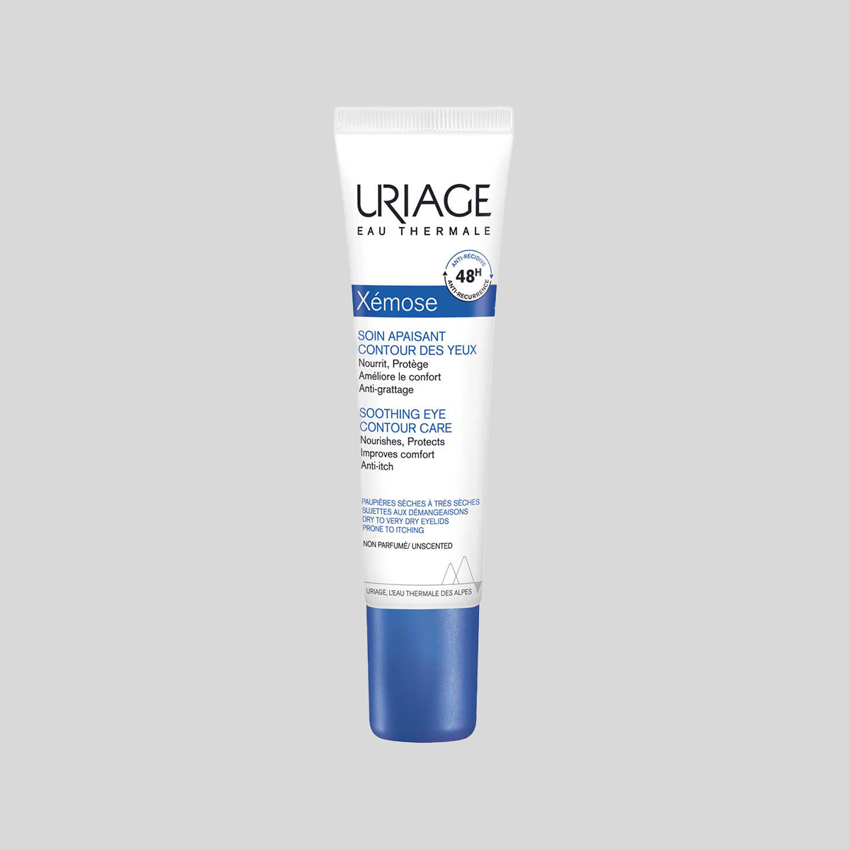 Uriage Xémose Soothing Eye Contour Care raminantis paakių kremas, 15 ml