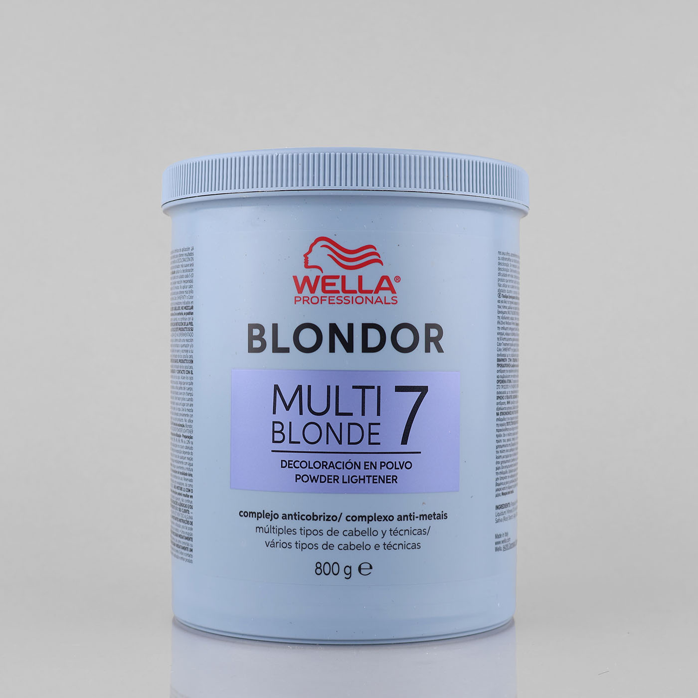 Wella Blondor Multi Blonde 7 Powder Lightener plaukų šviesinimo priemonė, 800 g