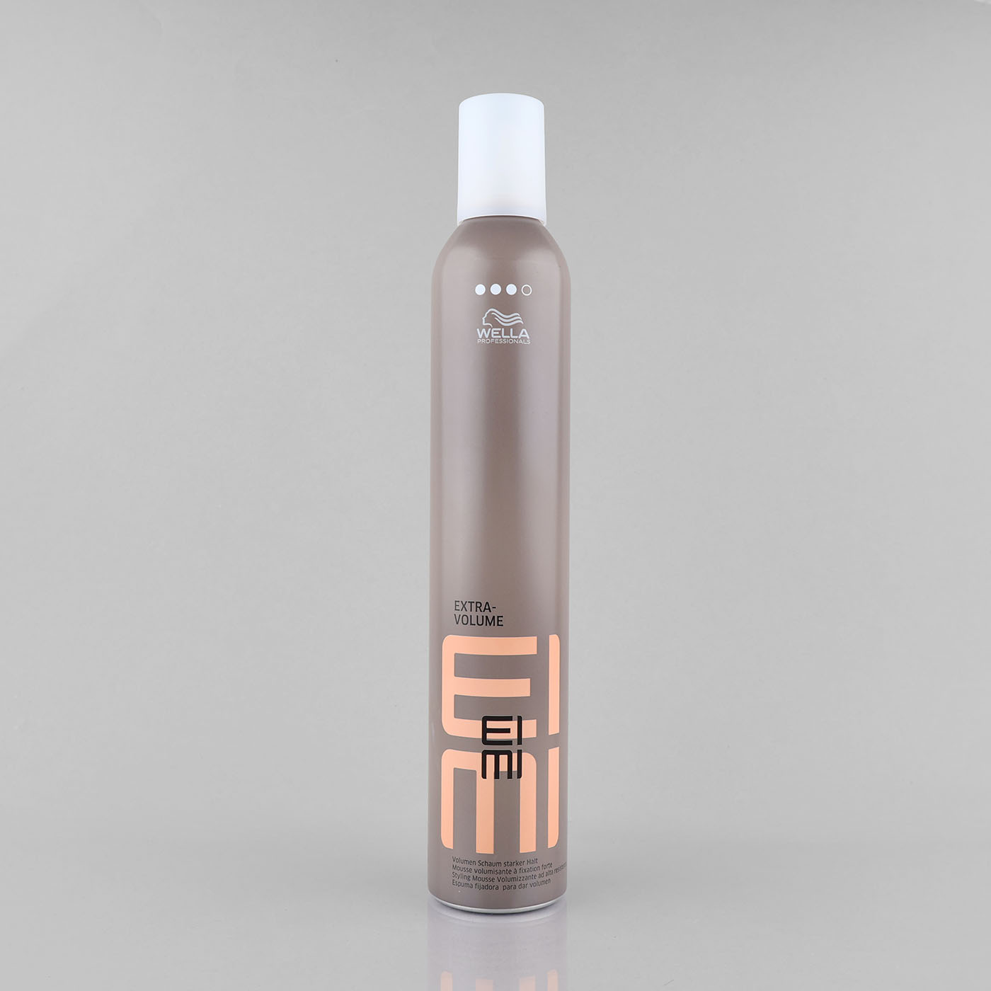 Wella Professionals EIMI Extra Volume stiprios fiksacijos plaukų formavimo putos, 500 ml