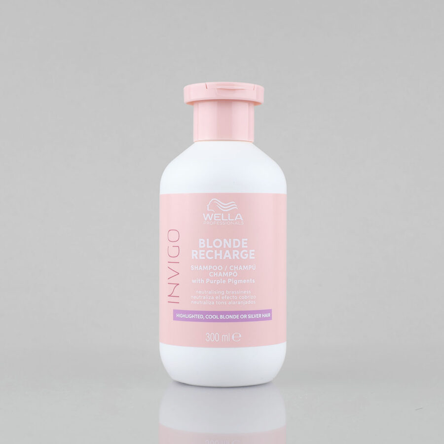Wella Professionals Invigo Blonde Recharge šampūnas šviesiems plaukams, 300 ml