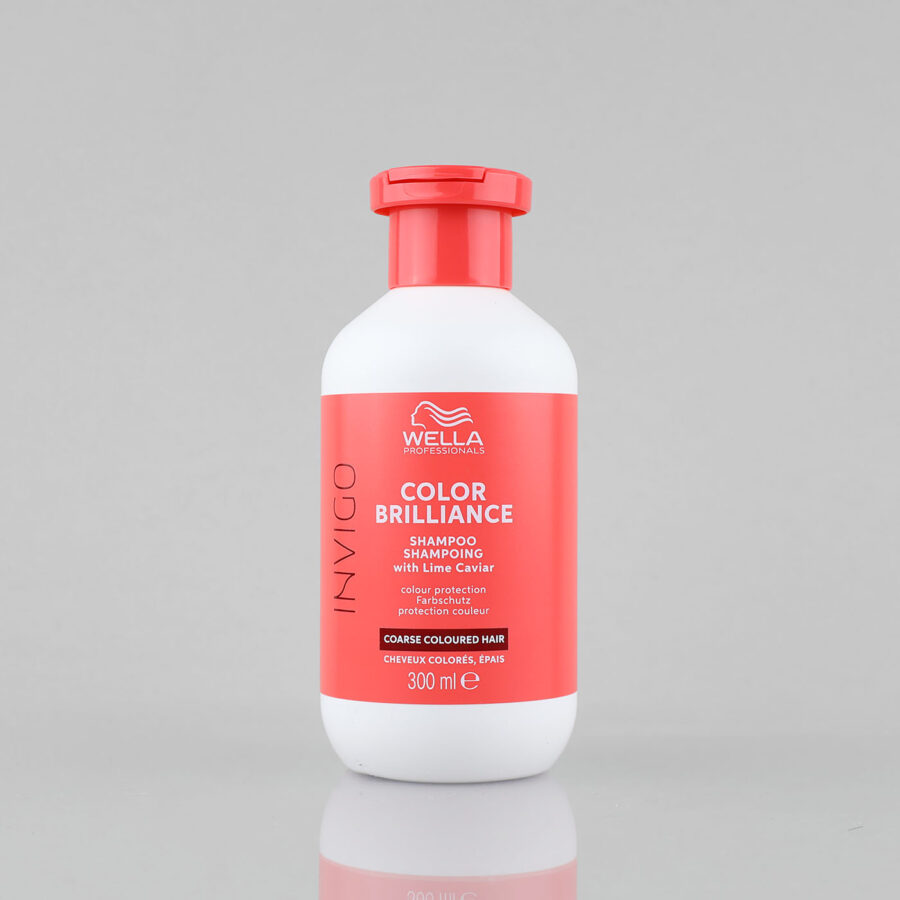 Wella Professionals Invigo Color Brilliance Coarse Color Protection šampūnas dažytiems šiurkštiems plaukams, 300 ml