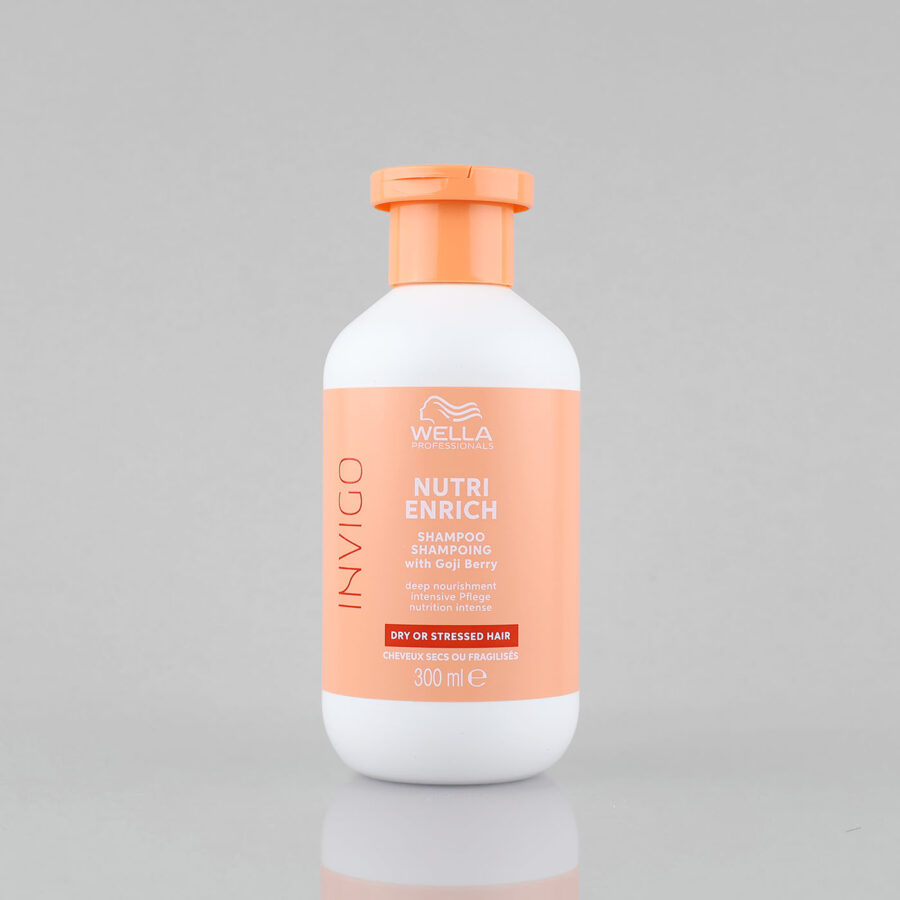 Wella Professionals Invigo Nutri-Enrich maitinamasis šampūnas sausiems ir pažeistiems plaukams, 300 ml