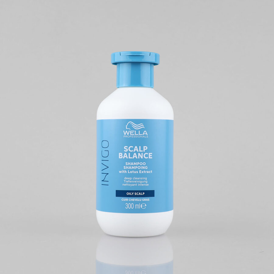 Wella Professionals Invigo Scalp Balance Aqua Pure valomasis šampūnas riebiai galvos odai, 300 ml
