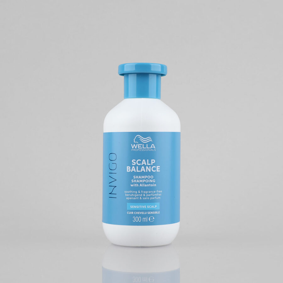 Wella Professionals Invigo Scalp Balance raminamasis šampūnas jautriai galvos odai, 300 ml