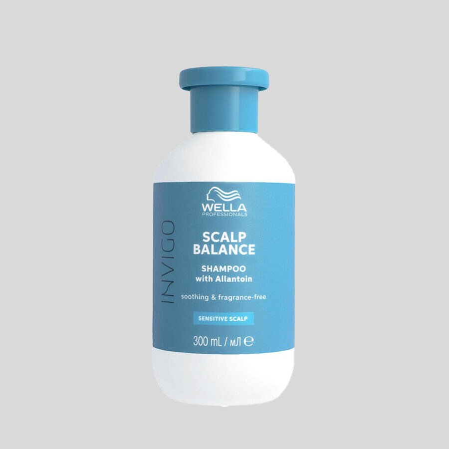 Wella Professionals Invigo Scalp Balance raminamasis šampūnas jautriai galvos odai, 300 ml