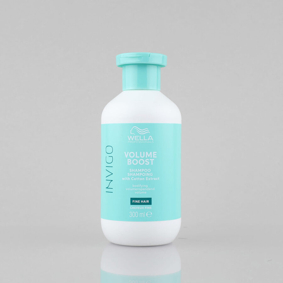 Wella Professionals Invigo Volume Boost apimties suteikiantis šampūnas ploniems plaukams, 300 ml