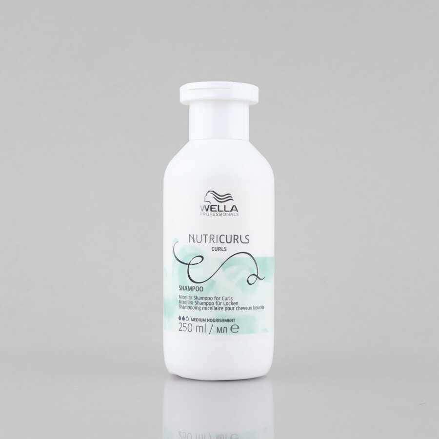 Wella Professionals NutriCurls Curls Micellar micelinis šampūnas garbanotiems plaukams, 250 ml