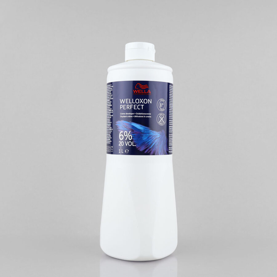 Wella Professionals Welloxon Perfect 6% 20 Vol. oksidacinė emulsija, 1000 ml