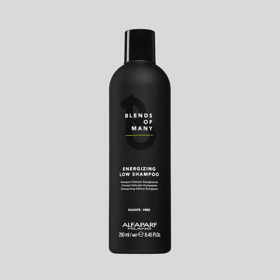 Alfaparf Milano Blends Of Many Energizing Low Shampoo plaukus stiprinantis šampūnas vyrams, 250 ml