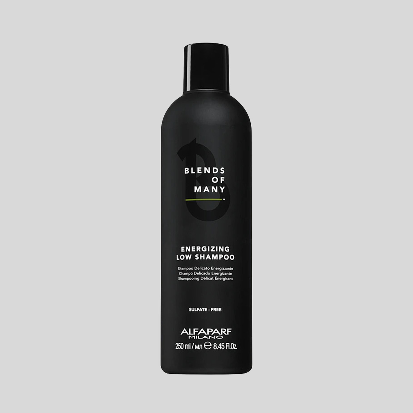 Alfaparf Milano Blends Of Many Energizing Low Shampoo plaukus stiprinantis šampūnas vyrams, 250 ml