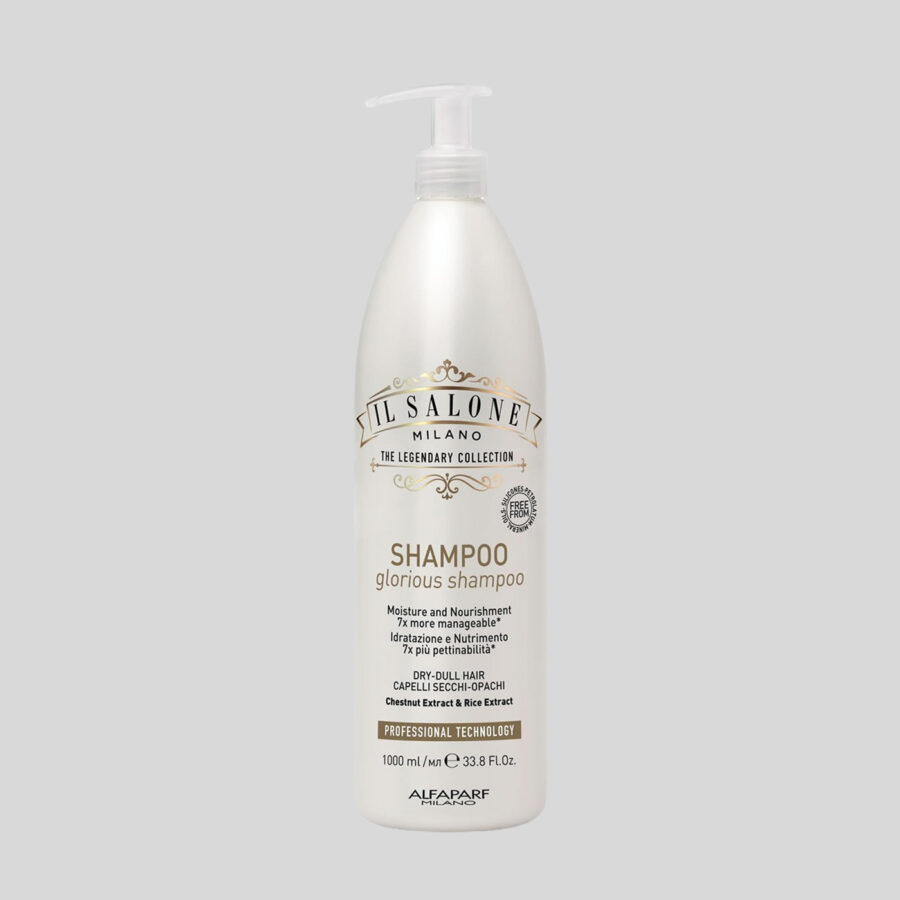 Alfaparf Milano Il Salone Milano Glorious Shampoo šampūnas sausiems ir pažeistiems plaukams, 1000 ml